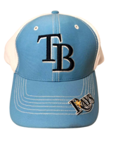 Tampa Bay Rays Forty Seven 47 Brand MLB Hat Blue Embroidered Strapback - £15.46 GBP