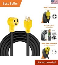10 FT NEMA L14-30P to 6-50R Welder Adapter Plug Extension Cord, 4 Prong ... - $93.91