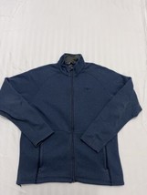 Outdoor Research Mens Longhouse Knit Jacket Size XL. Blue Full Zip Pockets - $36.45