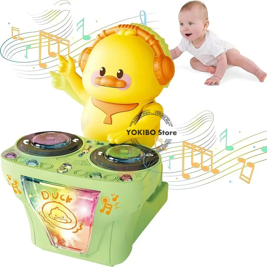 DJ Light Music Dancing Duck Toy,Baby Musical Dancing Walking Duck Toy,with Music - £13.59 GBP