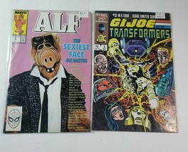 Lot 2 Comics - ALF #6 1988 Comic &amp; GI Joe vs Transformers #3 Marvel Limited - £11.65 GBP
