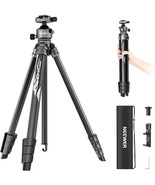 Neewer Litetrip Lt07 61&quot; Aluminum Travel Tripod For Camera W Pan, Max Lo... - $142.66 CAD