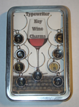 Teresa DeLeen Typewriter Key Wine Charms - £19.67 GBP
