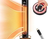 Outdoor Electric Patio Heater, 1500W Infrared Heater With 8 Heating Leve... - £260.86 GBP