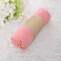 1 Womens Long Cotton Linen Scarf Shawl Neck Wrap Plain Scarves Tippet Pink - $4.99