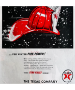 1947 Texaco Fire Chief Gasoline Advertisement Oil And Gas Automobilia DWWW3 - €34,49 EUR