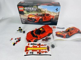 Complete LEGO Speed Champions Ferrari with Unused Stickers and Rims Set 76914 - $17.99