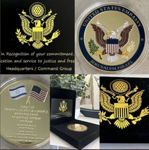 US Israel Jerusalem United States Embassy Trump Challenge Commemorative Coin USA - £21.53 GBP