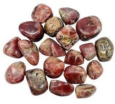 1 lb Rhodochrosite ex quality tumbled stones - $5,049.28 MXN