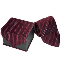 Giorgio Brutini Collezione Men&#39;s Tie 100% Silk Red Black White 59&quot; L 3 1/2” W - £9.40 GBP
