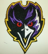 Baltimore Ravens~Face~Embroidered PATCH~3" x 2 3/8"~Iron or Sew On~ - $86.67 MXN Baltimore Ravens~Face~Embroidered PATCH~3" x 2 3/8"~Iron or Sew On~ - $86.67 MXN