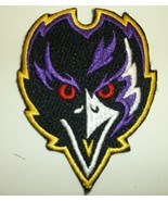 Baltimore Ravens~Face~Embroidered PATCH~3" x 2 3/8"~Iron or Sew On~ - €4,04 EUR
