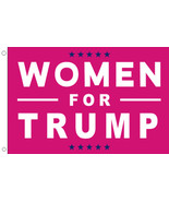 3x5 FT WOMEN FOR TRUMP OFFICIAL USA SUPPORTER FLAG 100D UV PROTECTED BANNER - £17.52 GBP