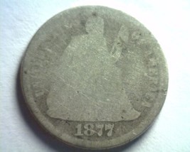 1877-CC Seated Liberty Dime About Good / Good AG/G Original Coin Bobs Coins - £19.14 GBP