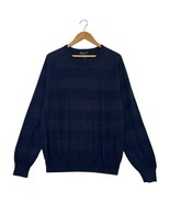 Brooks Brothers Sweater Mens Large Blue Crewneck Cotton Cashmere Pullove... - $910.98 MXN