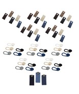 53pk Adjustable Waistband Extenders: Hook, Button, Denim  - $729.49 MXN