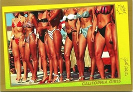 California Girls Postcard Risque Ocean 90&#39;s 80&#39;s Pinup photo by Garth Va... - £7.45 GBP