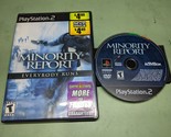 Minority Report Sony PlayStation 2 Disk and Case - $4.95