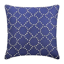 Royal Blue Illumination, Blue 16&quot;x16&quot; Cotton Linen Throw Pillows Cover - £31.46 GBP+
