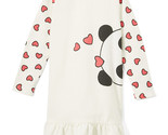NWT Sophie &amp; Sam Panda Girls Peplum Sweatshirt Dress 2T Valentine&#39;s Day - £8.69 GBP