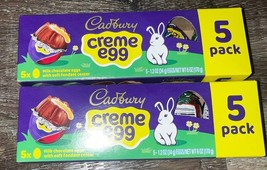 Cadbury ~ Creme Eggs Milk Chocolate 1.2 Oz. Each 10-Count 2-Packs ~ 07/2024 - £17.32 GBP