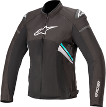 Alpinestars Women Stella T-GP Plus R v3 Air Jacket - Black/White/Teal - Xl 33106 - £216.19 GBP