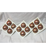 Christmas Classics Pink &amp; Gold Ball Ornaments - Set of 12 / 3 Boxes - $34.17 CAD