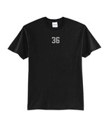 NUMBER 36-T-SHIRT-NEW-SPORTS-FOOTBALL-BASEBALL-HOCKEY-BASKETBALL-LOW PRO... - $17.81+