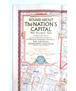 Apr 1956 National Geographic Round About Nation&#39;s Capital Washington DC ... - $8.90