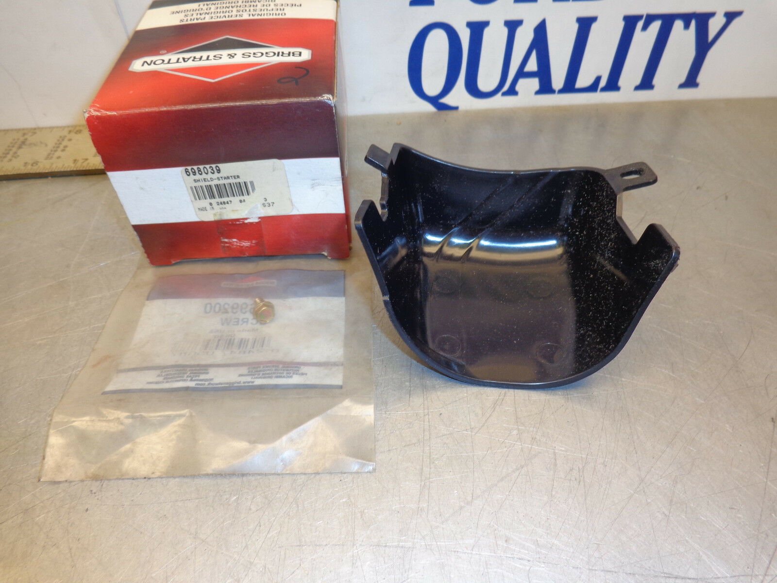 OEM Briggs Stratton 698039 Starter Pinion Drive Gear Cover Shield Guard Item image 4