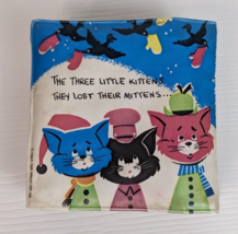 Vintage plastic fold book Three little Kittens one side &amp; Jack and Jill on back - £3.88 GBP