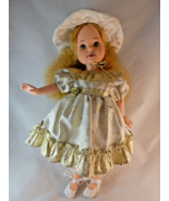 Vtg 1988 Hasbro Doll My Beautiful Doll Maribeth 18&quot; Golden wavy Hair &amp; Eyes - $42.46 CAD