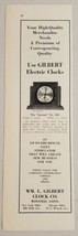 1931 Print Ad Gilbert Electric Clocks Jacinto No. 404 Winsted,Connecticut - £10.76 GBP