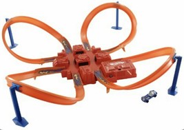 Hot Wheels Criss Cross Crash 4 Way Zone Motorized Racing With One Car-
show o... - £63.31 GBP