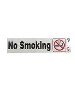 2 in. x 8 in. Plastic No Smoking Sign - $13.07 CAD