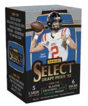 2022 Panini Select Draft Picks Football Blaster Box Fanatics Exclusive Green - £25.17 GBP