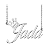 Jada Name Necklace Tag with Crown for Best Friends Birthday Party Gift - $15.99