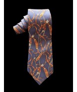 Raffaello ROMA Seta Silk Mens Necktie Italy Blue Equestrian 3.75W x 60.5&quot;L - €14,61 EUR