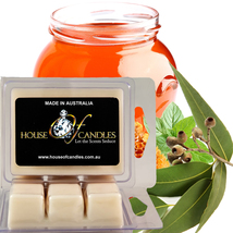 Eucalyptus &amp; Honey Scented Candle Melts X Strong 80hr Clam Packs - £14.26 GBP+