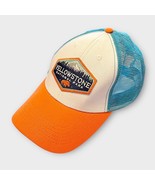 YELLOWSTONE National Park Snapback Trucker Baseball Hat Blue/Orange/White - €24,67 EUR