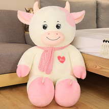 Lovely Dreams Cattle Plush Toys Stuffed Big Animal Cow Plush Doll Baby Kids Appe - £24.45 GBP