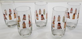 *N) Set of 5 Snapple Tea Promotional Tumbler Glasses 2003 Beverage - $59.39
