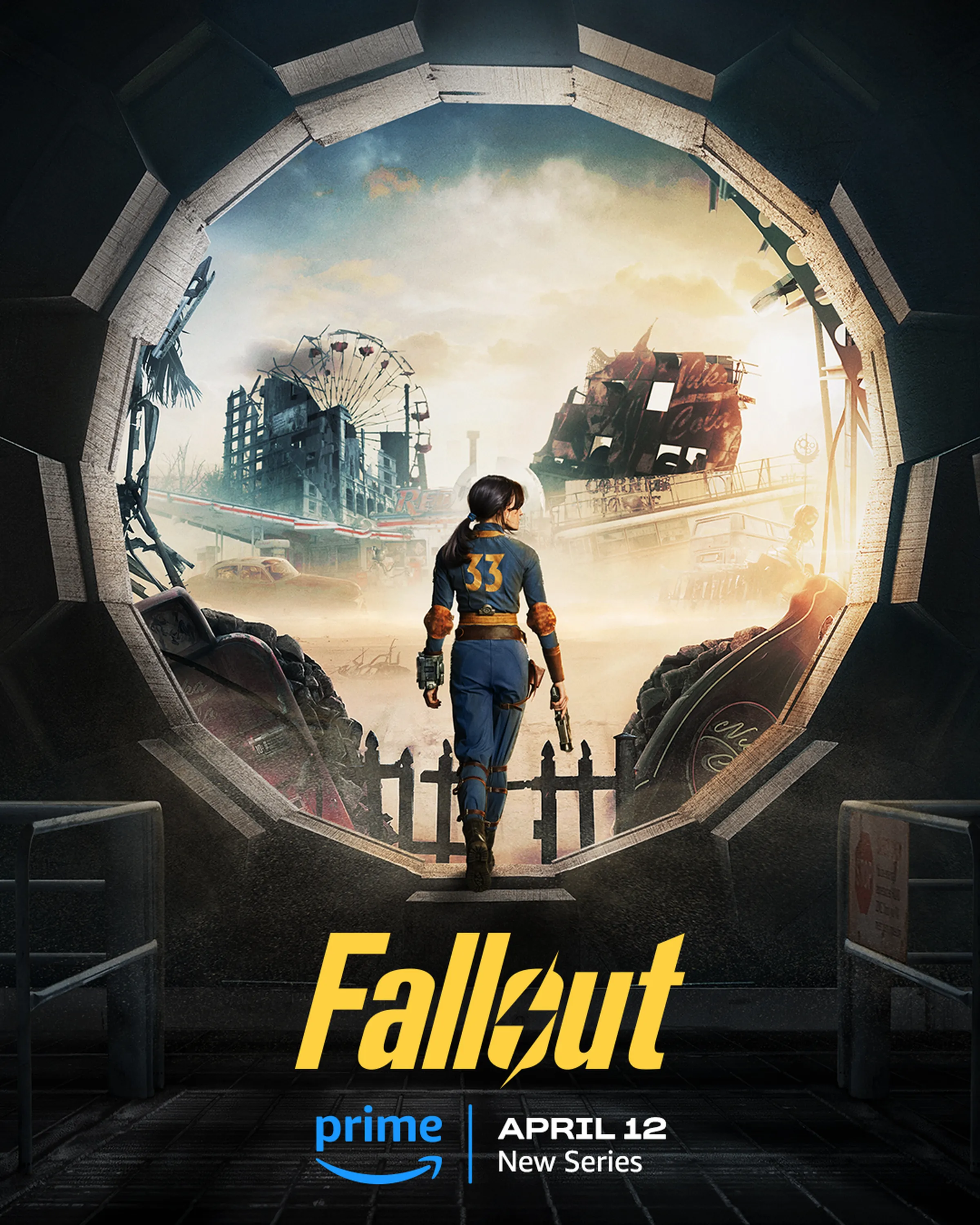 Fallout Poster 2024 TV Series Season 1 Art Print Size 11x17" - 32x48" #6 - £9.56 GBP - £22.42 GBP