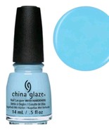 New China Glaze Nail Polish With Hardners #1556 Chalk Me Up! Light Blue - $147.91 MXN