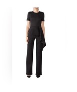 Black Halo Myles Jumpsuit in Black Size 10 - $2,355.57 MXN