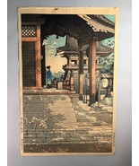 Vintage Kawase Hasui ‘Fudo Temple in Meguro’ 1931  Color Woodblock Print... - $17,022.15 CAD