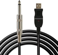 The Valinks Usb Guitar Cable, Usb Guitar Cord Male To 6.35Mm 1/4&quot; Mono Male - £28.81 GBP