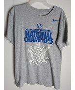 Nike UK 2012 NCAA Mens Basketball National Champions Tshirt Boys L - $250.09 MXN