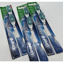 Lot Oral-B Cross Action Power Replacement Brush Heads Medium Toothbrush ... - £18.05 GBP