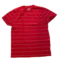 Old Navy Red White Striped Short Sleeve T-Shirt Mens Size XXL 2XL - £10.36 GBP